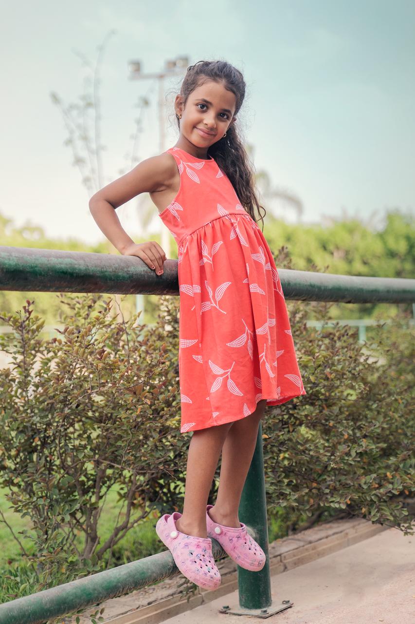 🍉 Watermelon Leaf Dress
