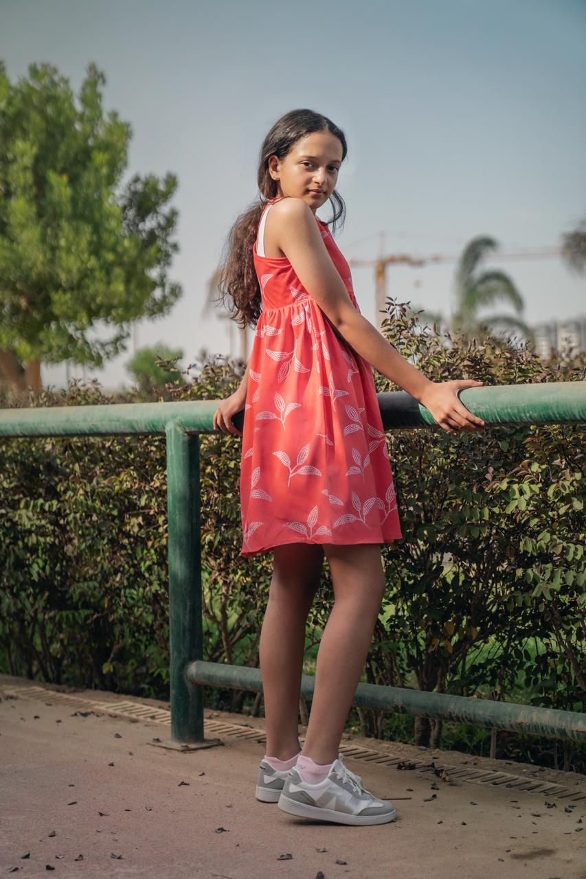 🍉 Watermelon Leaf Dress